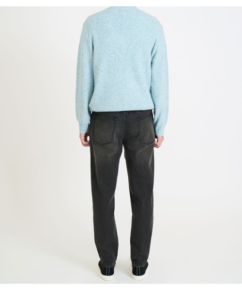 BLACKBROWN（ブラックブラウン）の「ディストロイドテーパードフィットデニムパンツ [WASHED GRAY]（デニムパンツ・メンズ・その他・SMALL/MEDIUM/LARGE/X-LARGE/XX-LARGE）」の5枚目の写真