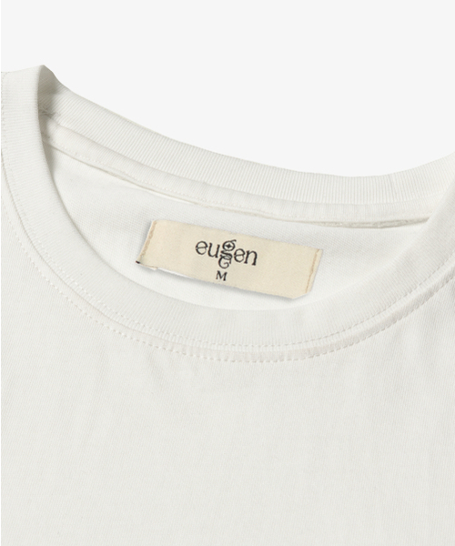 EUGGEN(ユジェン)の「アンティークスモールロゴショートスリーブTシャツ_アイボリー(Tシャツ/カットソー・レディース・その他・SMALL/MEDIUM)」の4枚目の写真