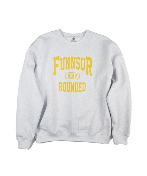 SURROUNDED WITH(サラウンディドウィズ)の「FUNN sur sweat shirt - ホワイトメランジ(スウェット・メンズ・その他・FREE)」の1枚目の写真