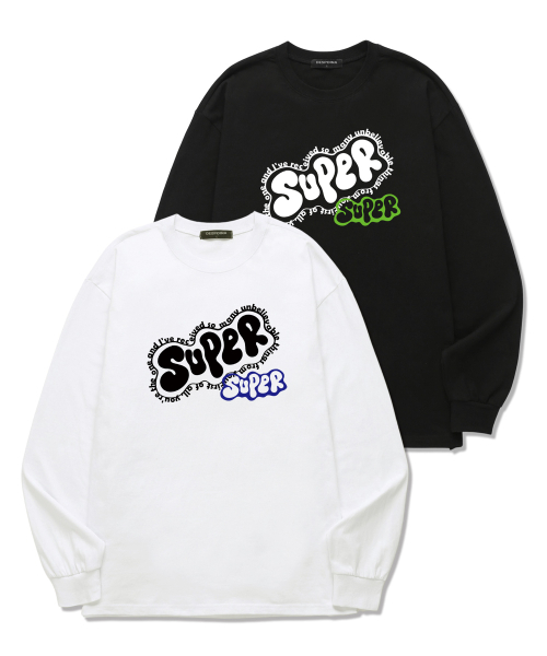 OUSE(オウズ)の「SUPER ロングスリーブ (DLS031) ブラック(Tシャツ/カットソー・レディース・その他・SMALL/MEDIUM/LARGE/X-LARGE/XX-LARGE)」の3枚目の写真