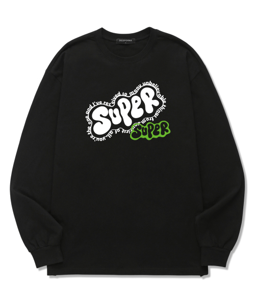 OUSE(オウズ)の「SUPER ロングスリーブ (DLS031) ブラック(Tシャツ/カットソー・レディース・その他・SMALL/MEDIUM/LARGE/X-LARGE/XX-LARGE)」の4枚目の写真