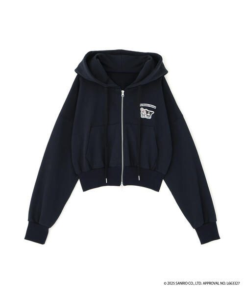 FREE'S MART（フリーズマート）の「〈メロクロコラボ〉ジップパーカー（パーカー・レディース・グレー/ブラック・FREE）」の5枚目の写真