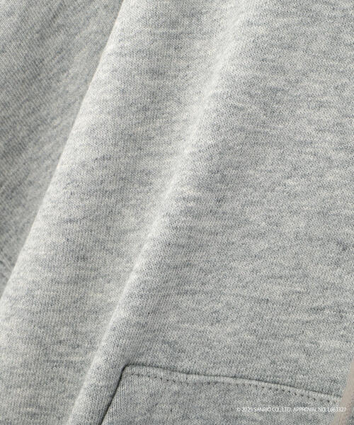 FREE'S MART（フリーズマート）の「〈メロクロコラボ〉ジップパーカー（パーカー・レディース・グレー/ブラック・FREE）」の7枚目の写真