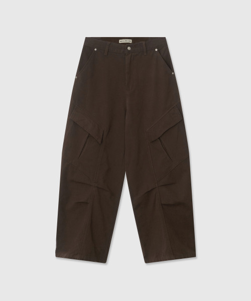 ANOLORCODE WOMAN(アナルロコード ウーマン)の「レイカーブドカーゴパンツ (2カラー)(その他パンツ・レディース・チャコール/ブラウン・SMALL/MEDIUM/LARGE)」の3枚目の写真