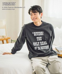 GLOBAL WORK（グローバルワーク）の「PEANUTS/ヘビロッTEE/プリント長袖/632935（Tシャツ/カットソー）」
