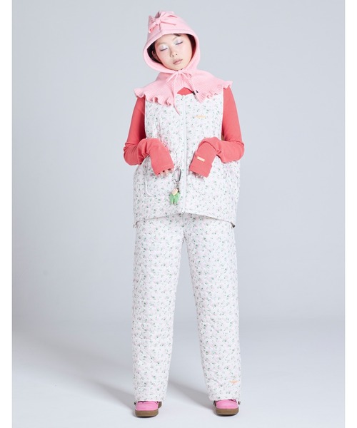 Little sunny bite（リトルサニーバイト）の「【8】【it】【Little Sunny Bite】floral quilting pants（その他パンツ・レディース・ブラック/ピンク/ホワイト・SMALL/MEDIUM）」の4枚目の写真