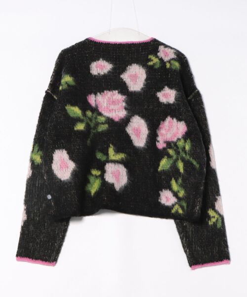 Little sunny bite(リトルサニーバイト)の「【RES】【Little sunny bite】floral knit(ニット/セーター・レディース・ブラック・MEDIUM)」の16枚目の写真