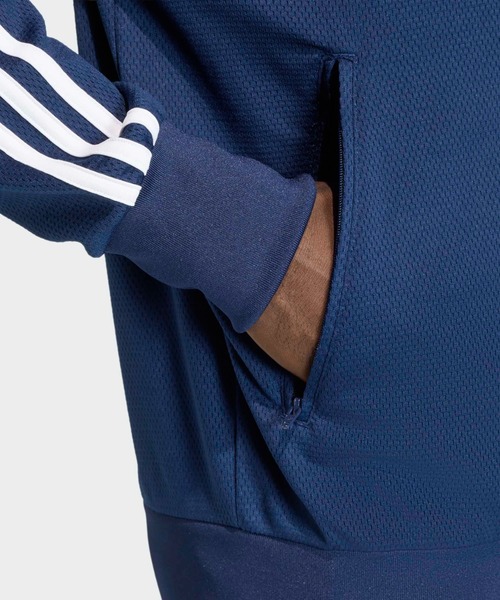 adidas(アディダス)の「adidas/アディダス FIREBIRD ADICOLOR トレフォイルロゴ メッシュトラックジャケット 2026年 夏 夏服(ジャージ・メンズ・ブラック/ネイビー・L/M/S/XS)」の4枚目の写真