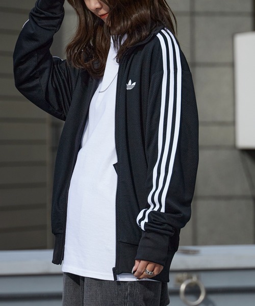 お*ー様 ♥️ adidas ♥️ トラックジャケットジャージ トレフォイル adidas/アディダス FIREBIRD ADICOLOR トレフォイルロゴ メッシュ