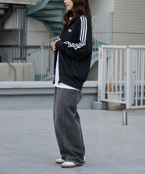 お*ー様 ♥️ adidas ♥️ トラックジャケットジャージ トレフォイル adidas/アディダス FIREBIRD ADICOLOR トレフォイルロゴ メッシュ