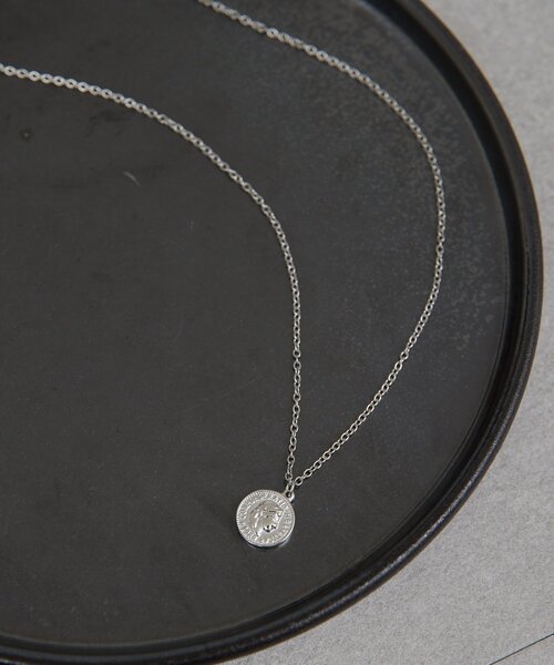 GALLARDAGALANTE（ガリャルダガランテ）の「ステンレスコインネックレス（ネックレス・レディース・シルバー/ゴールド・FREE）」の2枚目の写真
