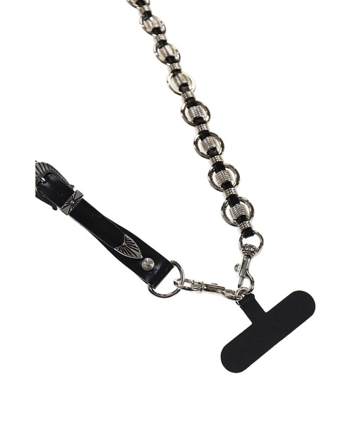 TOGA(トーガ)の「RING METAL PHONE STRAP(スマホグッズ・メンズ・ブラック・OS)」の2枚目の写真