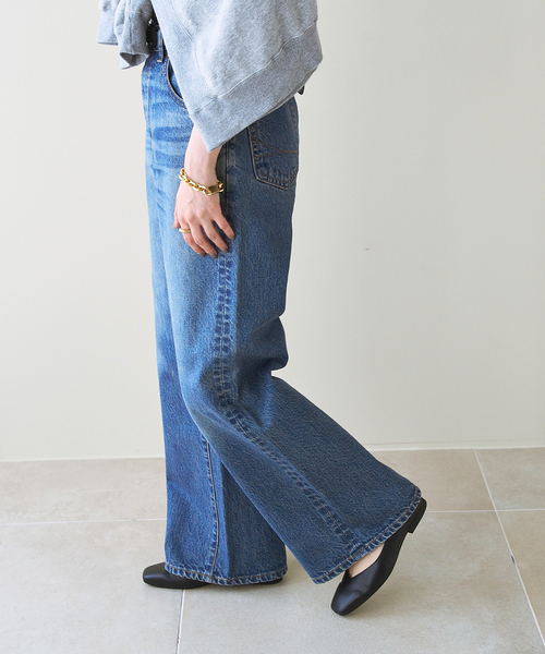 LE TALON（ルタロン）の「≪追加≫スクエアVカットフラット（その他シューズ・レディース・ブラック系その他・23.5cm/23cm/22.5cm/22cm/21.5/21/25.5cm/25cm/24.5cm/24cm）」の5枚目の写真