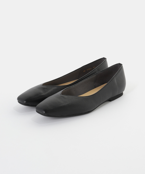 LE TALON（ルタロン）の「≪追加≫スクエアVカットフラット（その他シューズ・レディース・ブラック系その他・23.5cm/23cm/22.5cm/22cm/21.5/21/25.5cm/25cm/24.5cm/24cm）」の22枚目の写真