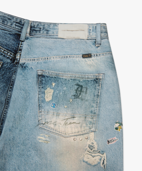 LMCの「TROMPE L OEIL PANTS multi(デニムパンツ・レディース・その他・S/M/L)」の3枚目の写真