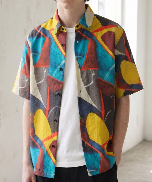 antiqua（アンティカ）の「アート柄 シャツ（シャツ/ブラウス・レディース・マルチ・ONESIZE）」の11枚目の写真