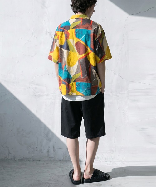antiqua（アンティカ）の「アート柄 シャツ（シャツ/ブラウス・レディース・マルチ・ONESIZE）」の12枚目の写真