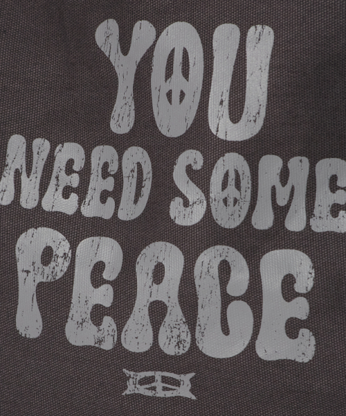 CRITIC(クリティック)の「YOU NEED SOME PEACE MAIL BAG CHARCOAL(メッセンジャーバッグ・レディース・その他・FREE)」の2枚目の写真