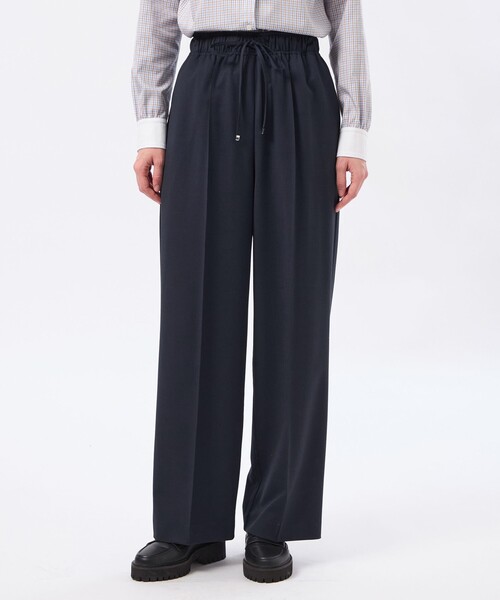MACKINTOSH PHILOSOPHY(マッキントッシュ フィロソフィー)の「【Alby Easy Pants Wide(アルビーイージーパンツワイド)】ウールツイル製(その他パンツ・レディース・グレー系その他2/ブラウン系その他/ダークネイビー・36/38)」の3枚目の写真