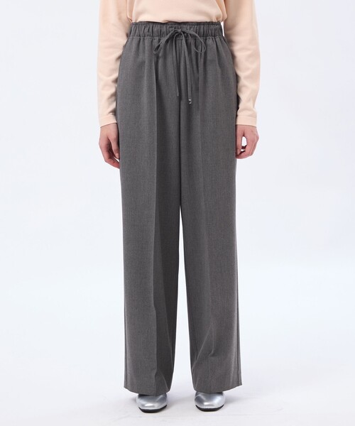 MACKINTOSH PHILOSOPHY(マッキントッシュ フィロソフィー)の「【Alby Easy Pants Wide(アルビーイージーパンツワイド)】ウールツイル製(その他パンツ・レディース・グレー系その他2/ブラウン系その他/ダークネイビー・36/38)」の6枚目の写真