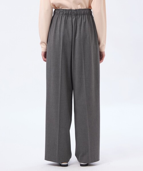 MACKINTOSH PHILOSOPHY(マッキントッシュ フィロソフィー)の「【Alby Easy Pants Wide(アルビーイージーパンツワイド)】ウールツイル製(その他パンツ・レディース・グレー系その他2/ブラウン系その他/ダークネイビー・36/38)」の8枚目の写真