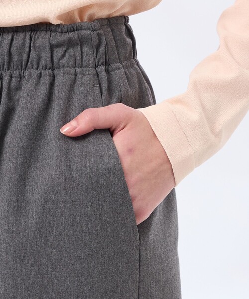 MACKINTOSH PHILOSOPHY(マッキントッシュ フィロソフィー)の「【Alby Easy Pants Wide(アルビーイージーパンツワイド)】ウールツイル製(その他パンツ・レディース・グレー系その他2/ブラウン系その他/ダークネイビー・36/38)」の9枚目の写真