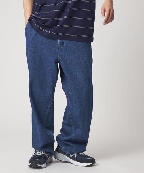 CITEN（シテン）の「＜CITEN＞ベルテッドデニムパンツ（デニムパンツ・メンズ・ブラック/コバルトブルー・L/M）」の3枚目の写真