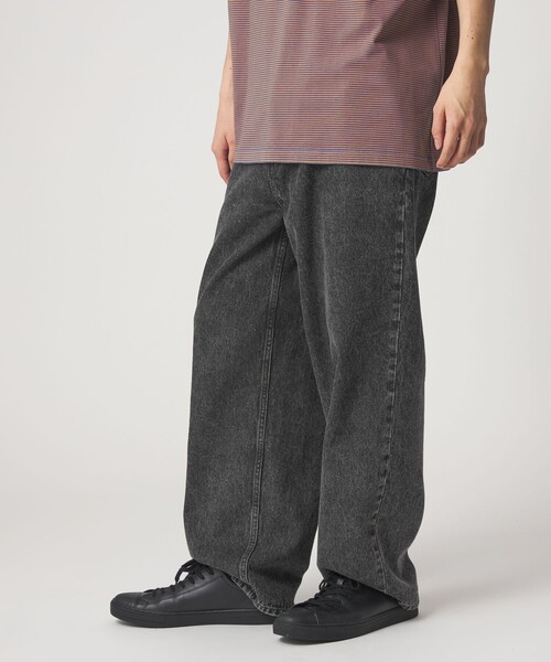 CITEN（シテン）の「＜CITEN＞ベルテッドデニムパンツ（デニムパンツ・メンズ・ブラック/コバルトブルー・L/M）」の6枚目の写真