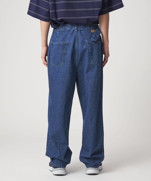 CITEN（シテン）の「＜CITEN＞ベルテッドデニムパンツ（デニムパンツ・メンズ・ブラック/コバルトブルー・L/M）」の10枚目の写真
