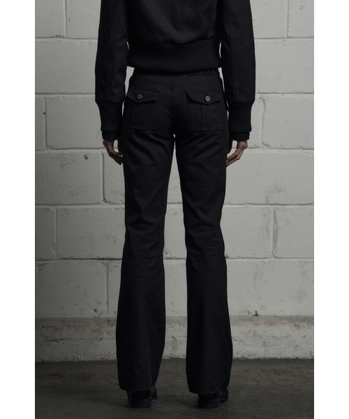 SYNERJYN(シナジン)の「CARGO POCKET COTTON PANTS BLACK(その他パンツ・レディース・その他・SMALL/MEDIUM)」の2枚目の写真