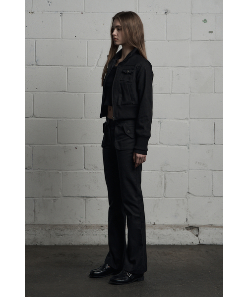 SYNERJYN(シナジン)の「CARGO POCKET COTTON PANTS BLACK(その他パンツ・レディース・その他・SMALL/MEDIUM)」の4枚目の写真