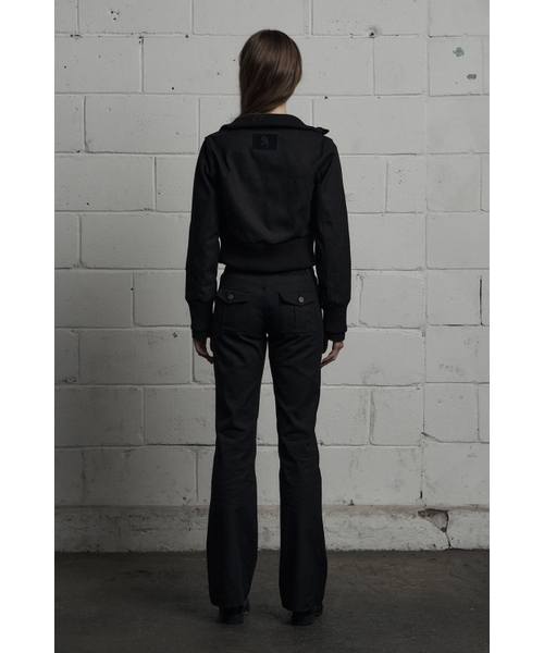 SYNERJYN(シナジン)の「CARGO POCKET COTTON PANTS BLACK(その他パンツ・レディース・その他・SMALL/MEDIUM)」の5枚目の写真