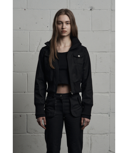SYNERJYN(シナジン)の「CARGO POCKET COTTON PANTS BLACK(その他パンツ・レディース・その他・SMALL/MEDIUM)」の6枚目の写真