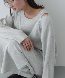 SENSE OF PLACE by URBAN RESEARCH | レイヤードネックリブワンピース(ワンピース)