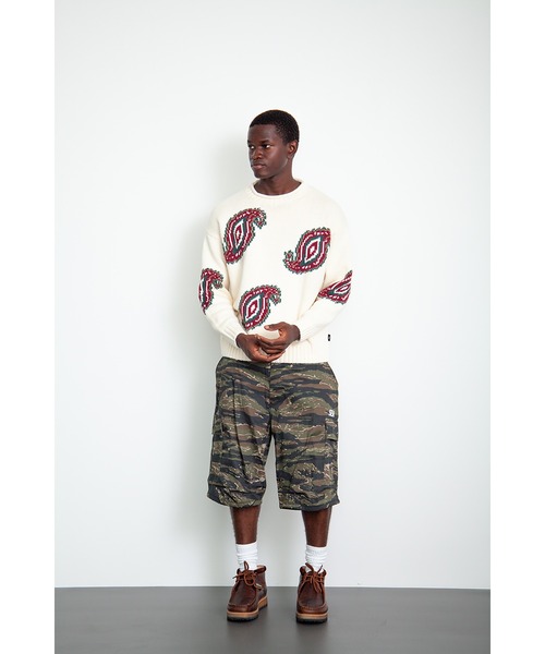 WIND AND SEA(ウィンダンシー)の「Paisely SEA Knit Sweater(ニット/セーター・レディース・アイボリー・X-LARGE/SMALL/MEDIUM/LARGE)」の3枚目の写真