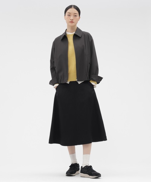 MARGARET HOWELL(マーガレットハウエル)の「TWISTED WOOL(ブルゾン・レディース・チャコール・2/1)」の2枚目の写真