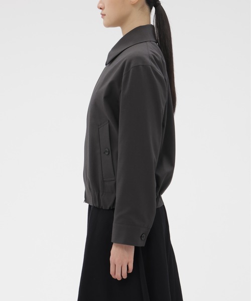 MARGARET HOWELL(マーガレットハウエル)の「TWISTED WOOL(ブルゾン・レディース・チャコール・2/1)」の3枚目の写真
