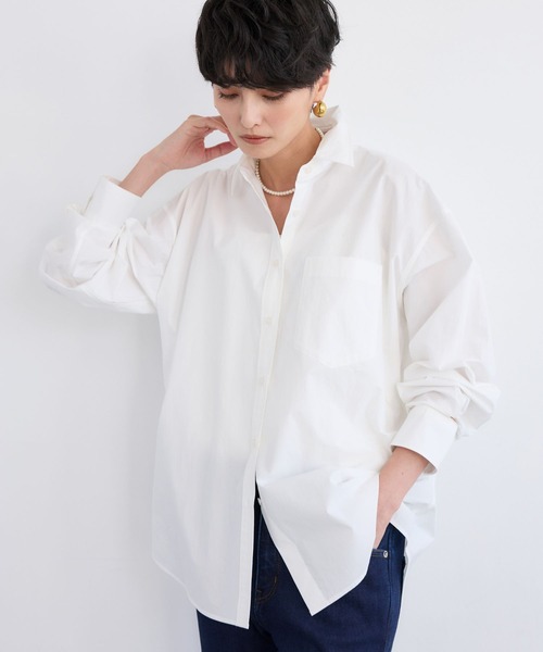 BARNYARDSTORM（バンヤードストーム）の「BARNYARDSTORM / バックタックシャツ / ハンドウォッシャブル（シャツ/ブラウス・レディース・ベージュ/ホワイト/ピンク/サックスブルー・FREE）」の10枚目の写真