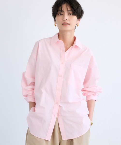 BARNYARDSTORM（バンヤードストーム）の「BARNYARDSTORM / バックタックシャツ / ハンドウォッシャブル（シャツ/ブラウス・レディース・ベージュ/ホワイト/ピンク/サックスブルー・FREE）」の21枚目の写真