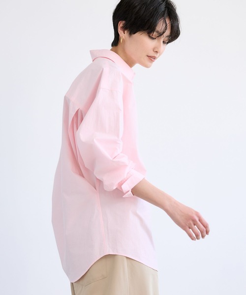 BARNYARDSTORM（バンヤードストーム）の「BARNYARDSTORM / バックタックシャツ / ハンドウォッシャブル（シャツ/ブラウス・レディース・ベージュ/ホワイト/ピンク/サックスブルー・FREE）」の20枚目の写真