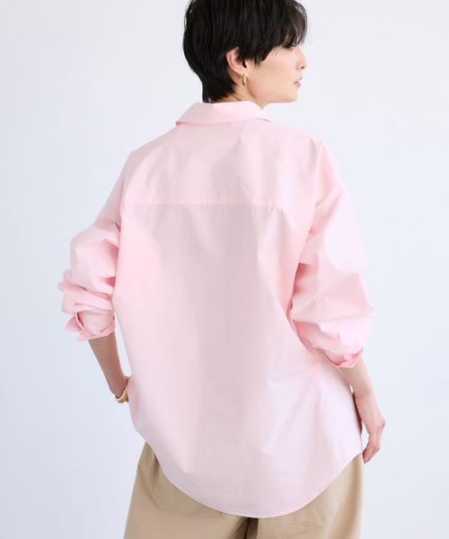 BARNYARDSTORM（バンヤードストーム）の「BARNYARDSTORM / バックタックシャツ / ハンドウォッシャブル（シャツ/ブラウス・レディース・ベージュ/ホワイト/ピンク/サックスブルー・FREE）」の19枚目の写真