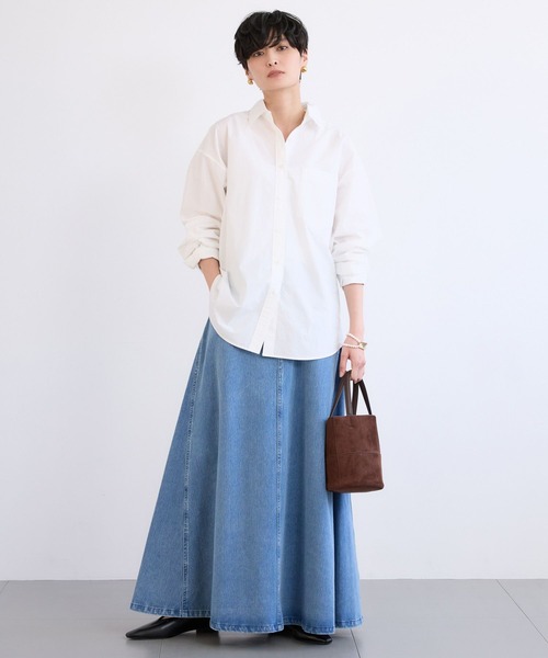 BARNYARDSTORM（バンヤードストーム）の「BARNYARDSTORM / バックタックシャツ / ハンドウォッシャブル（シャツ/ブラウス・レディース・ベージュ/ホワイト/ピンク/サックスブルー・FREE）」の16枚目の写真