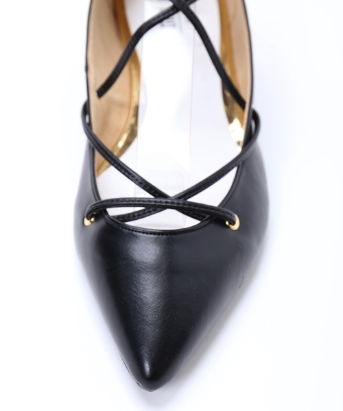 LE TALON（ルタロン）の「【Oggi 5月号掲載】GRISE ポインテッドレースアップフラット◆（その他シューズ・レディース・ブラック/ホワイト/キャメル/レッド・36/38/36.5/37.5/37/35.5）」の9枚目の写真