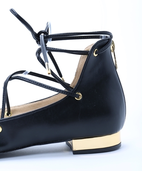 LE TALON（ルタロン）の「【Oggi 5月号掲載】GRISE ポインテッドレースアップフラット◆（その他シューズ・レディース・ブラック/ホワイト/キャメル/レッド・36/38/36.5/37.5/37/35.5）」の15枚目の写真