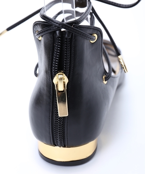 LE TALON（ルタロン）の「【Oggi 5月号掲載】GRISE ポインテッドレースアップフラット◆（その他シューズ・レディース・ブラック/ホワイト/キャメル/レッド・36/38/36.5/37.5/37/35.5）」の13枚目の写真