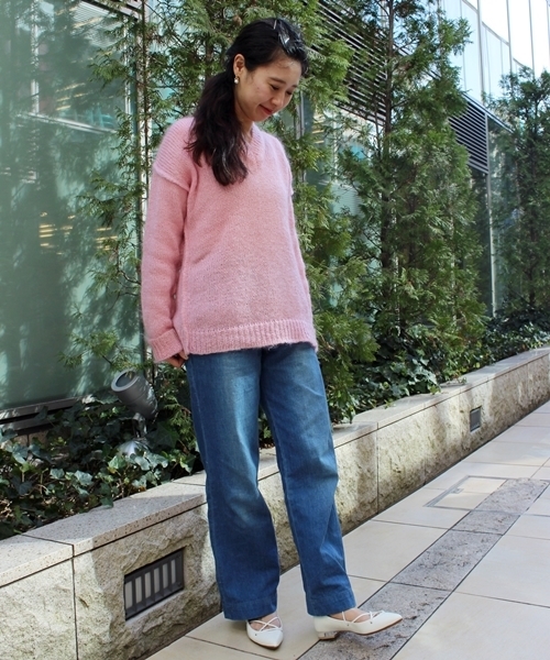 LE TALON（ルタロン）の「【Oggi 5月号掲載】GRISE ポインテッドレースアップフラット◆（その他シューズ・レディース・ブラック/ホワイト/キャメル/レッド・36/38/36.5/37.5/37/35.5）」の19枚目の写真