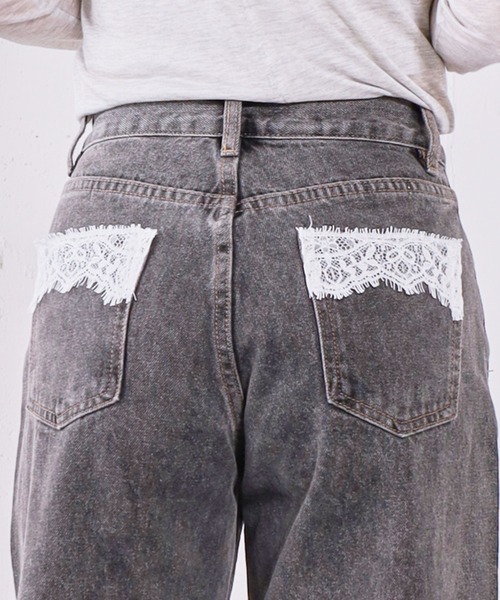 archives(アルシーヴ)の「ダメージレースフレアデニム(デニムパンツ・レディース・グレー/ブルー・SMALL/MEDIUM)」の21枚目の写真