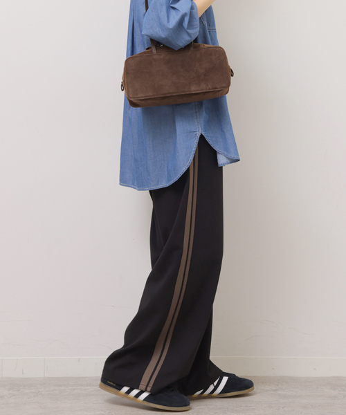 JOURNAL STANDARD relume（ジャーナルスタンダード　レリューム）の「サイドラインイージーパンツ（その他パンツ・レディース・カーキ/ブラック・38/36）」の11枚目の写真