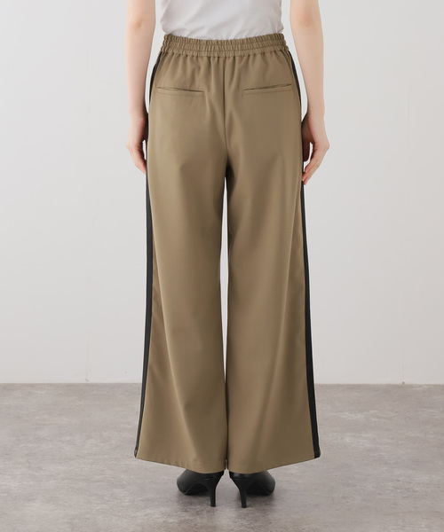 JOURNAL STANDARD relume（ジャーナルスタンダード　レリューム）の「サイドラインイージーパンツ（その他パンツ・レディース・カーキ/ブラック・38/36）」の3枚目の写真