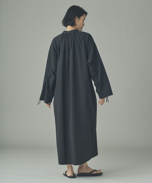 Curensology（カレンソロジー）の「Curensology(カレンソロジー)/コットンヘンプワンピース（ワンピース・レディース・ベージュ/ブラック・FREE）」の15枚目の写真